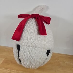 Christmas Bell Pillow Jingle Bells Throw Pillow